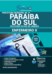 Apostila Prefeitura de Paraíba do Sul - RJ 2021 - Enfermeiro II [+Conteúdo Extra]