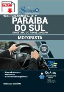 [Apostila Digital] (PDF) Prefeitura de Paraíba do Sul - RJ 2021 - Motorista [+Conteúdo Extra]