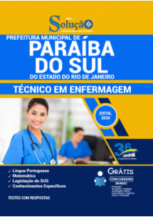 Apostila Prefeitura de Paraíba do Sul - RJ 2021 - Técnico em Enfermagem [+Conteúdo Extra]